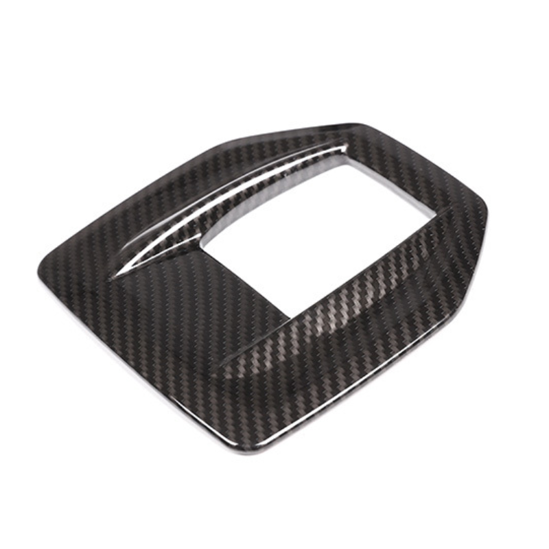 Carbon Fiber Style Control Panel Cover Trim for Alfa Romeo Giulia Stellio 17-19