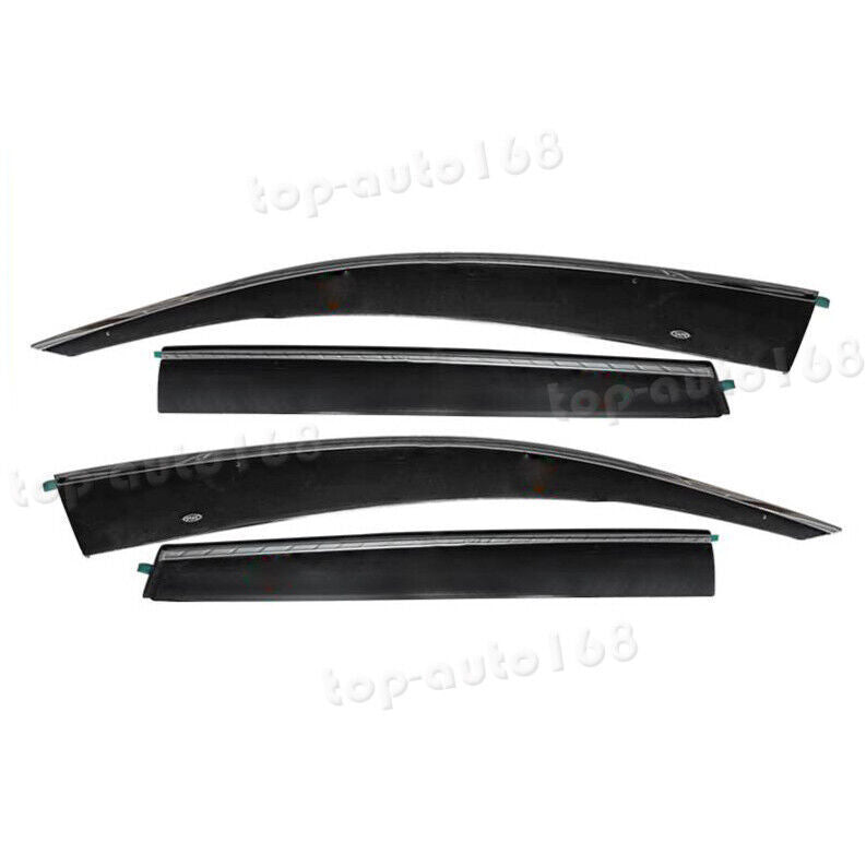 4x for Honda CR-V 2017-2022 Window Visors Sun Rain Guard Deflector W/Chrome Trim