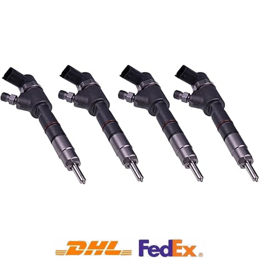 4PCS Fuel Injectors 32K6100011 0445110451 0445110610 for Mitsubishi D04EG