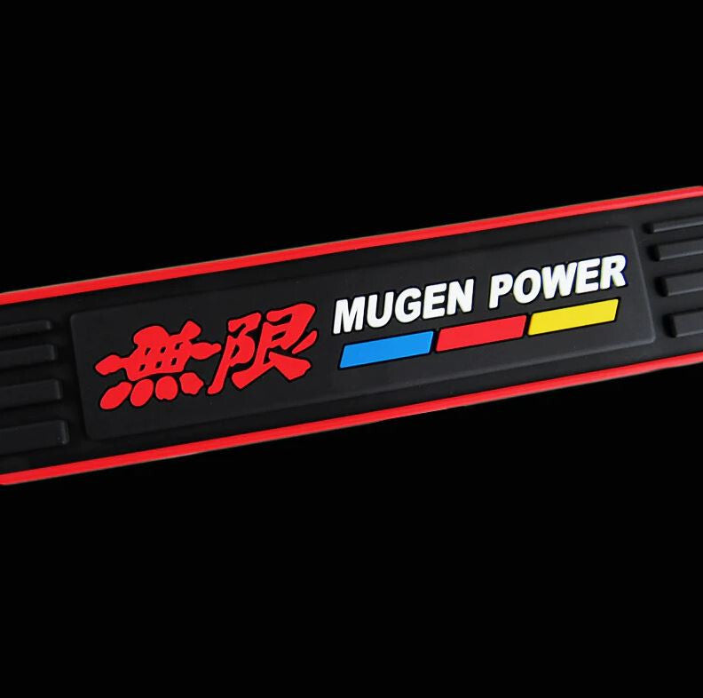 Car door and window protection sticker badge strips, Mugan red and black, suitable for Honda for Acura .