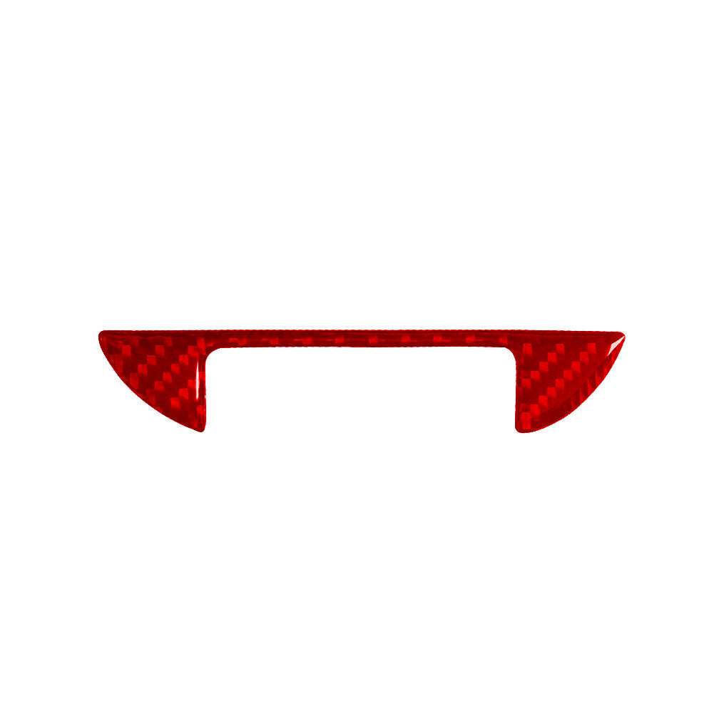 Red Carbon Fiber Below Shifter Console Trim for Land Rover Discovery Sport 15-19