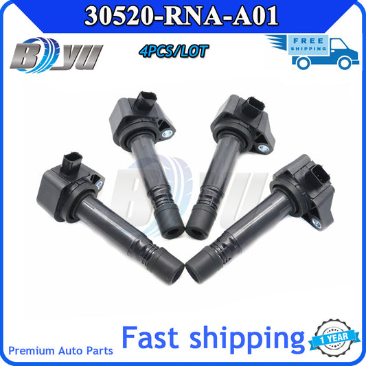 30520-rna-a01 uf582 New 4pcs Ignition Coils Suitable for 2006-2011 for Honda for Civic 1.8L