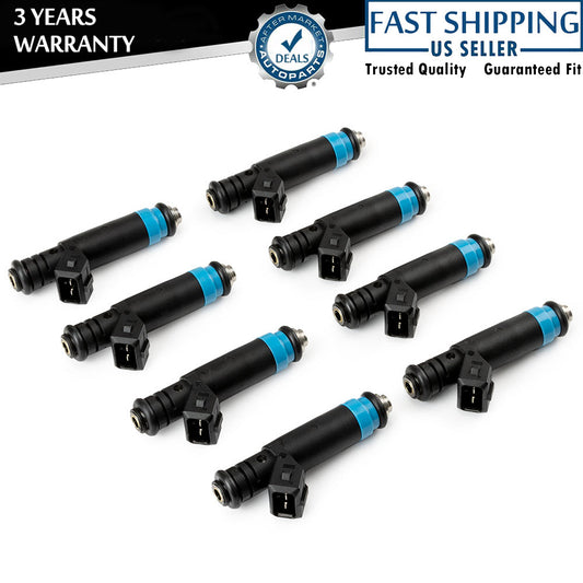 8Pcs Fuel Injectors Fits For Deka for Buick Et Deka 80LB 850cc New FI114991 FI114992