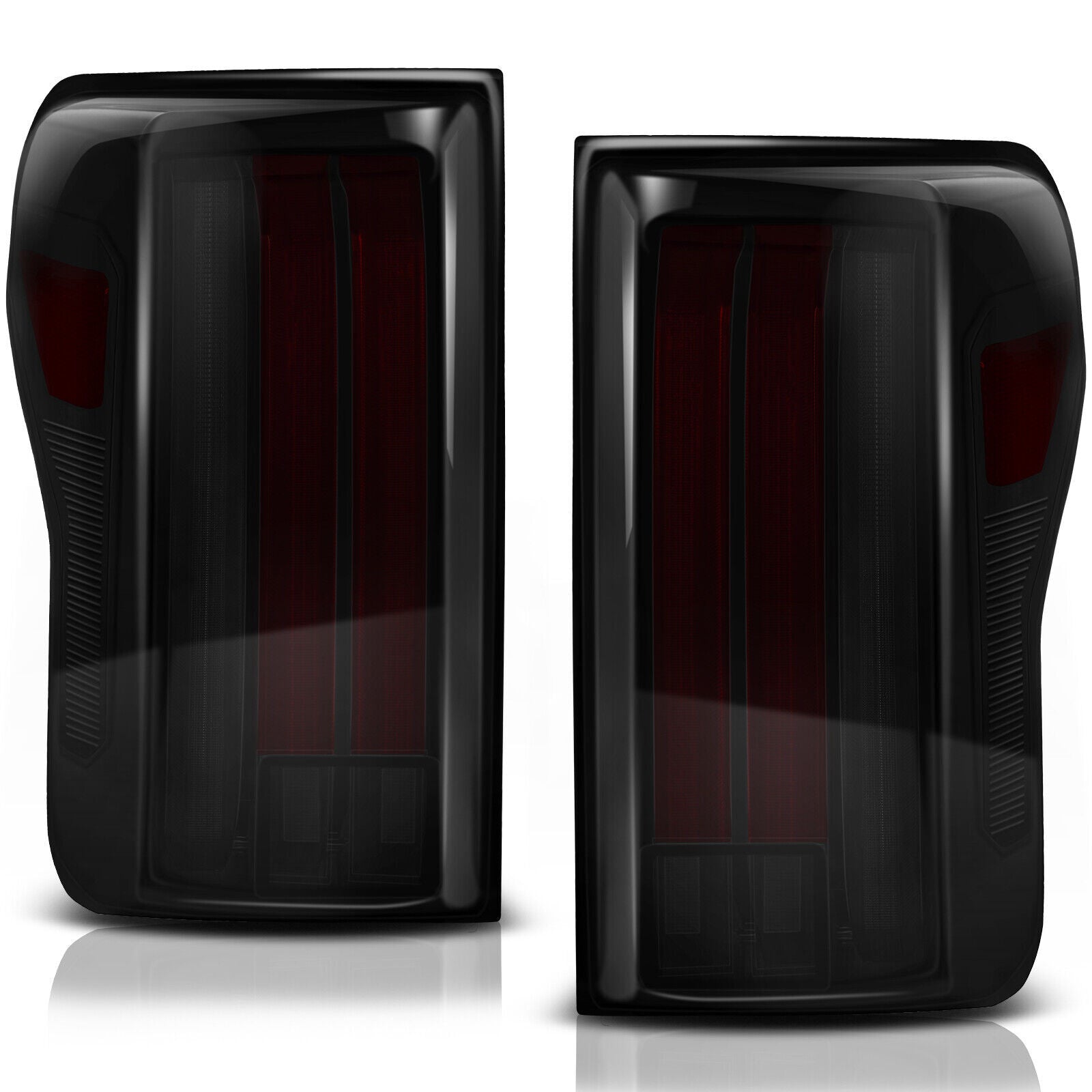 2x For 2007-2013 for Toyota Tundra Rear Turn Signal Brake Lamp Full LED Tail Lights