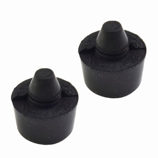 Two 80896-AR000 CDoor rubber bumper plugs suitable for Infiniti Q45, Q50, Q60, QX56, and QX80.