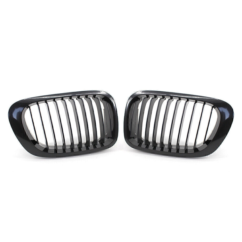 2pcs Front Kidney Bumper Grille fits for BMW 3 Series E46 M3 Coupe/Cabrio