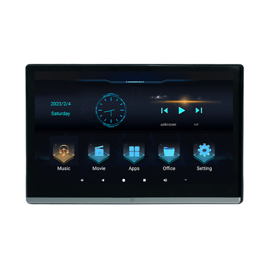Car Headrest Monitor Player Rear for Seat Android WIFI Entertainment System 2+32G