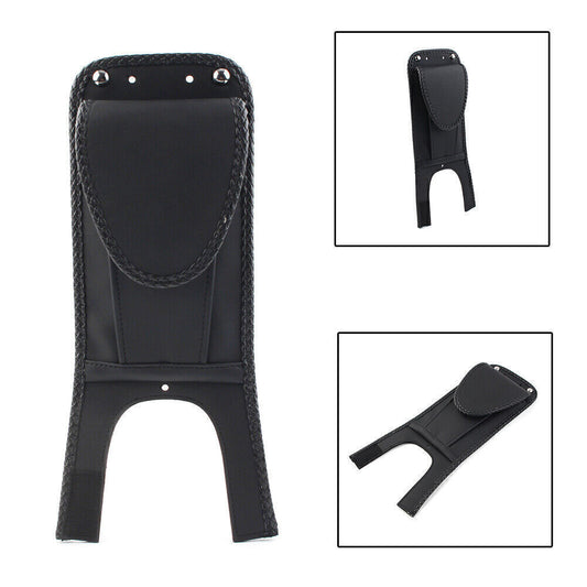 Tank Bib w/ Pouch Bag for Harley Davidson Softail Fat Boy FXST FXSTB FLST Black