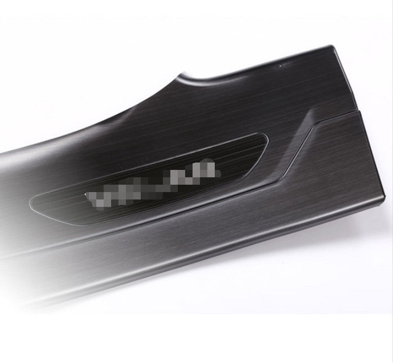 Guard Trim Door Sill Panel Protection for Range Rover Velar Black Steel 2018-23