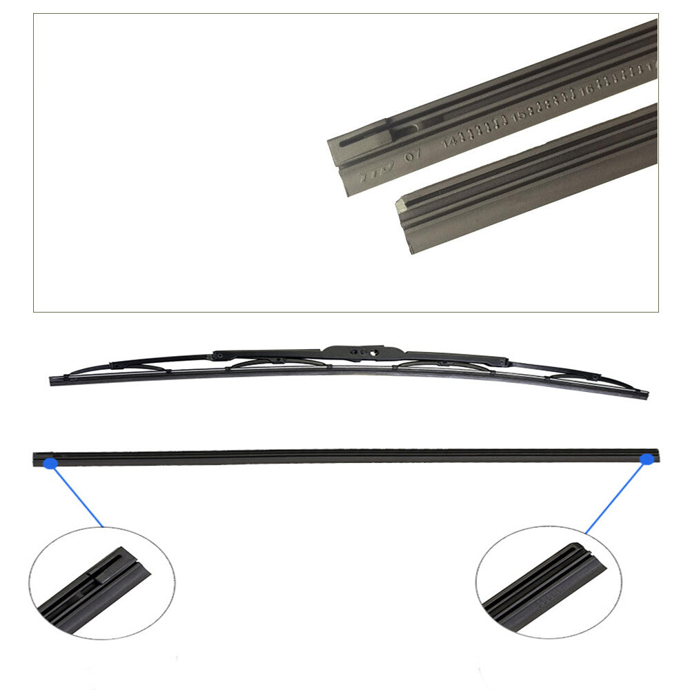 4-Pack 14-inch Car Frame Windshield Scraper Replacement Strips