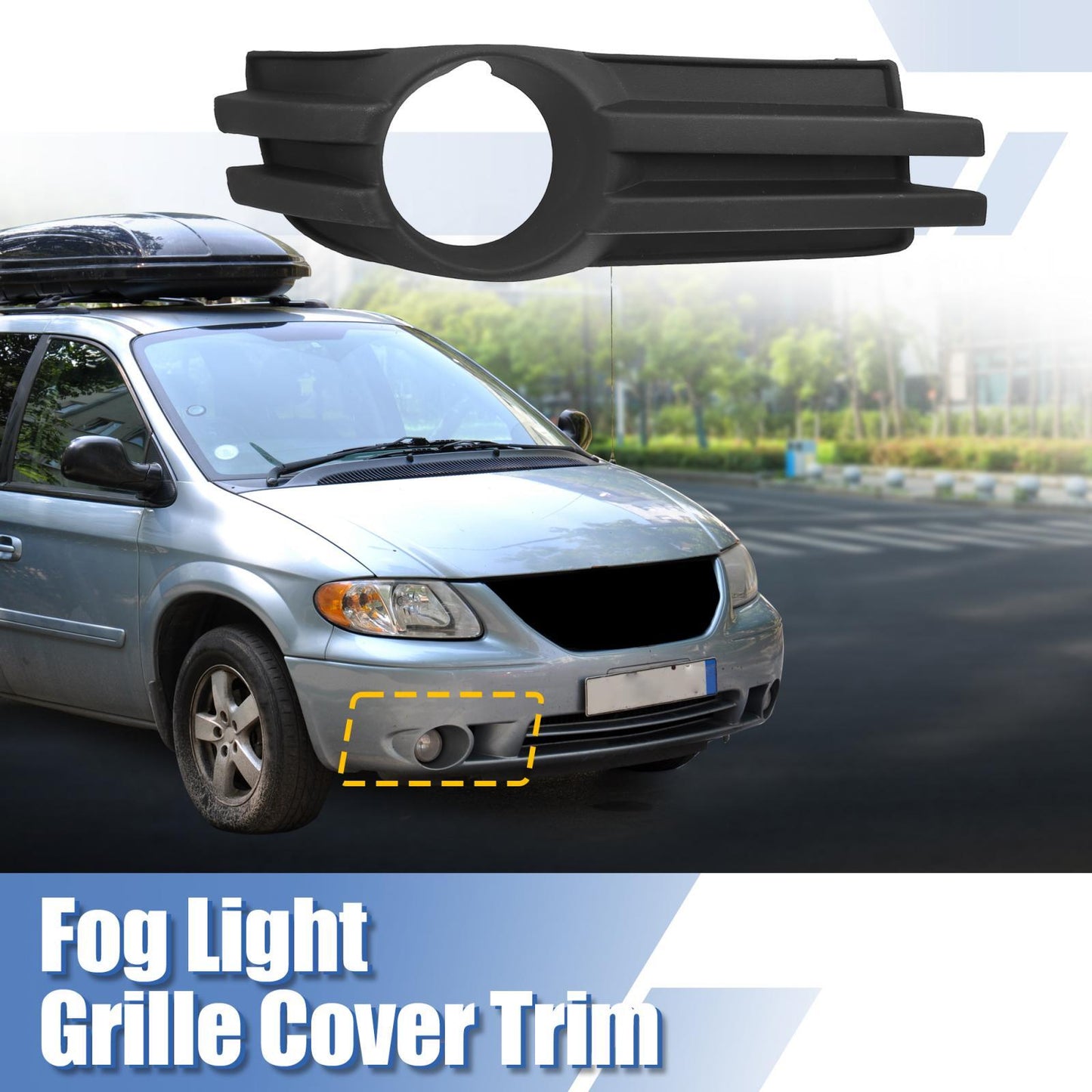 5113232AA Front Right Fog Light Grille Cover for Dodge Grand Caravan 08-10