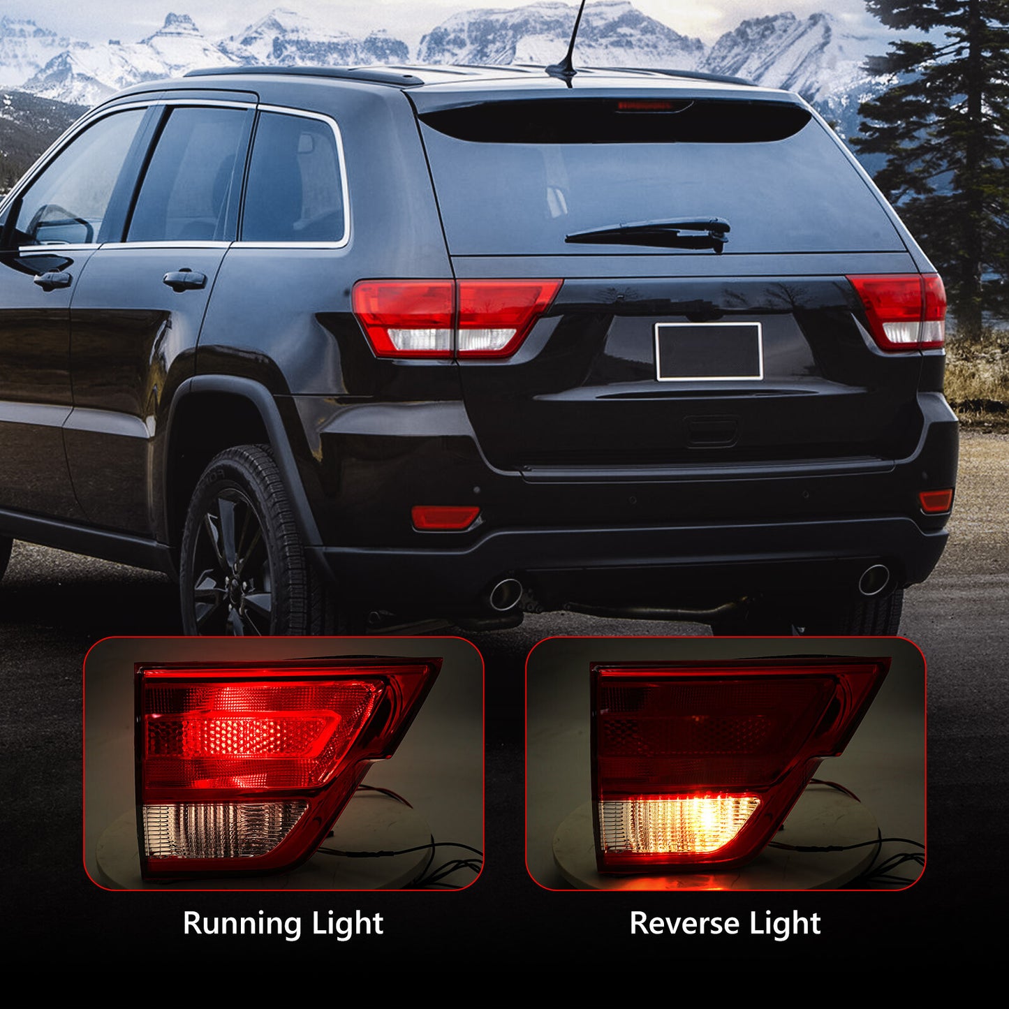 Suitable for 2011-2013 for Jeep Grand Cherokee interior taillight assembly drive left