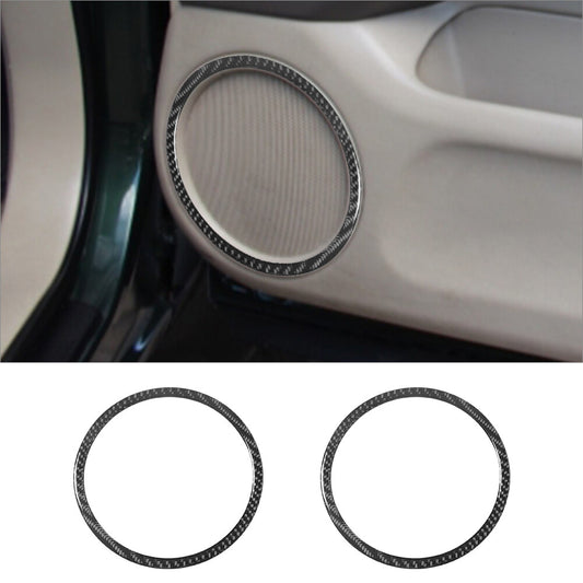 2x Carbon Fiber Interior Front Door Speaker Cover Trim for Lexus RX300 1998-2003