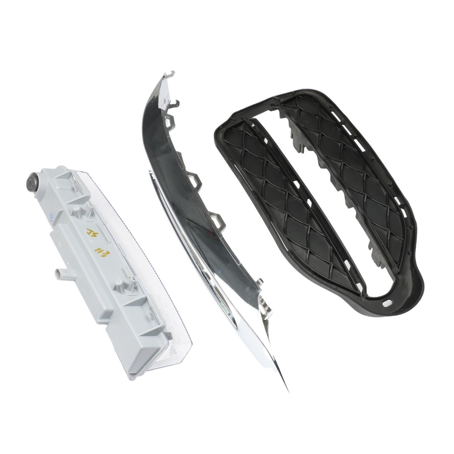 3Pcs Right Front Fog Driving Light Kit for 2013-2015 for Mercedes-Benz GLK350 3.5L