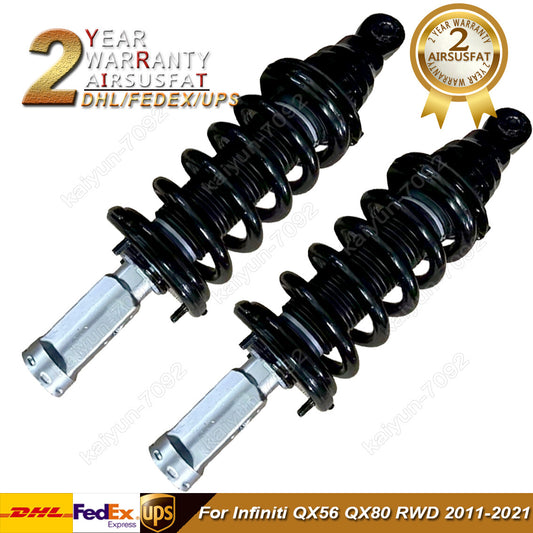 2x Front LeftRight Shock Absorber AssemblyFor for Infiniti QX56 QX80 RWD 2011-2017