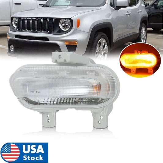 1x Bumper Parking Turn Signal Light Fog Lamp LH Side For 2019-2022 for Jeep Renegade