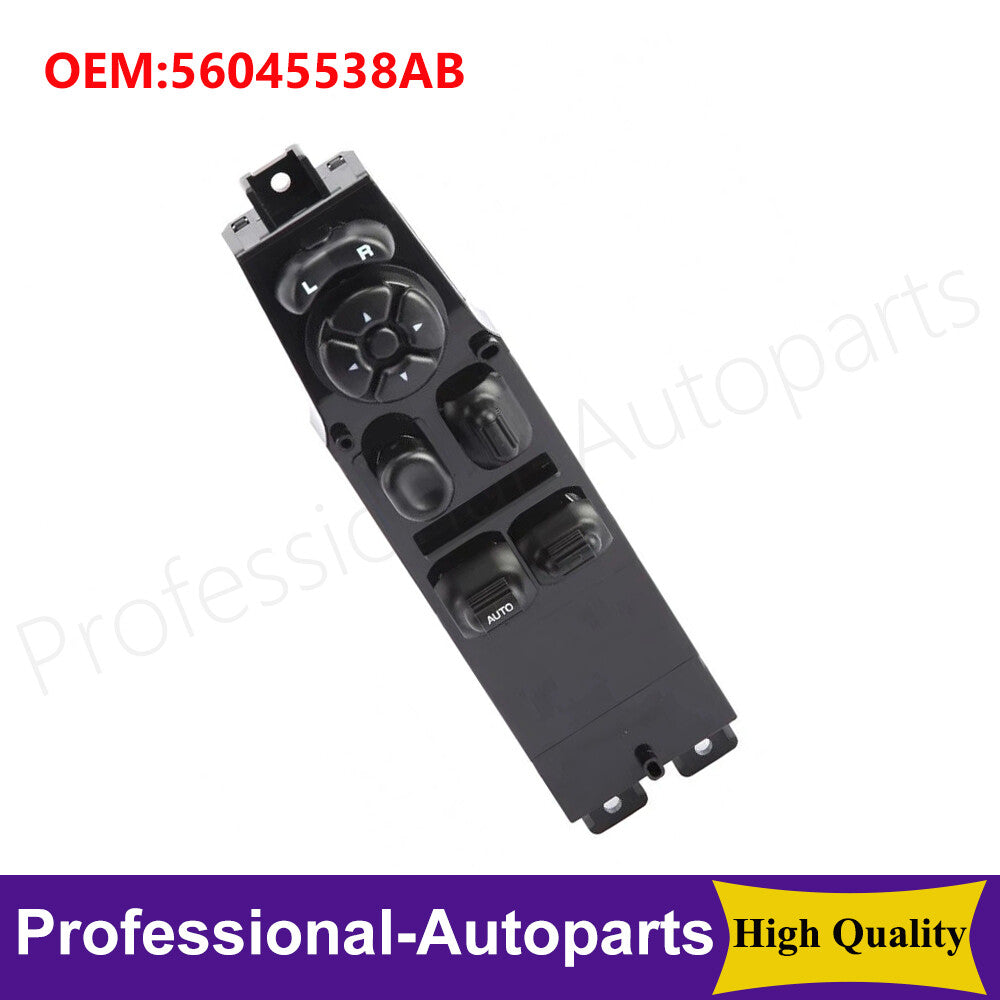 56045538AB Main power window switch, front left, suitable for 03-09 for Dodge for Ram trucks.