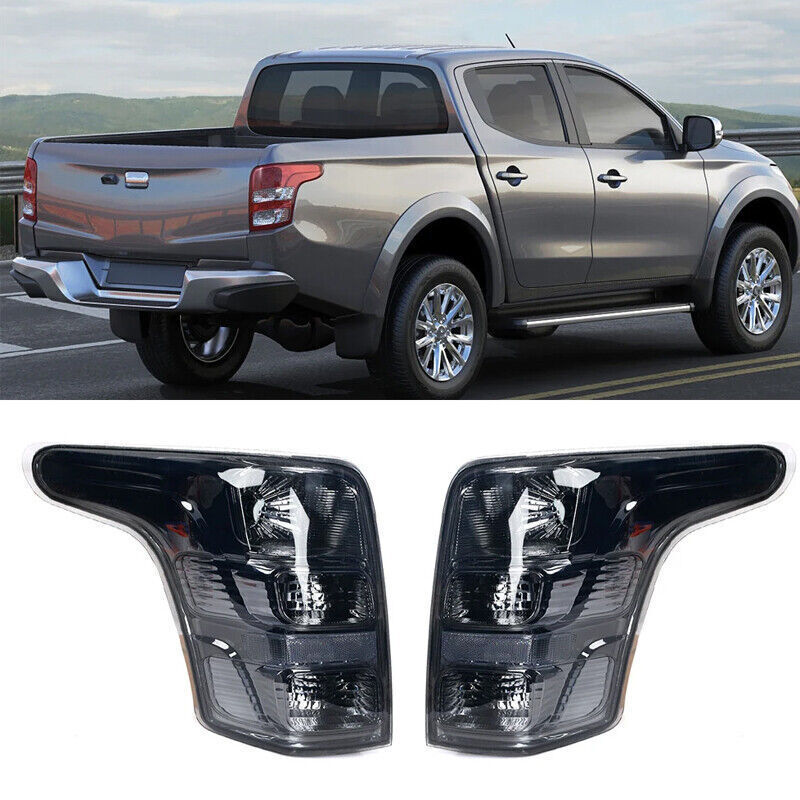 1Pair for Mitsubishi Triton L200 2015-2018 Rear Tail Light Brake Lamp (no Bulbs)