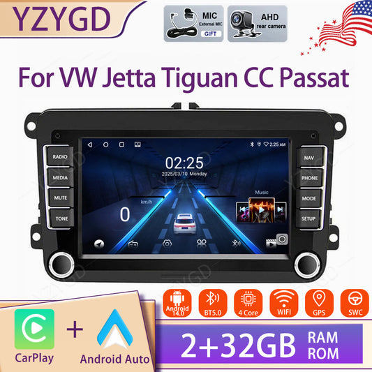 for VW for Jetta for Tiguan CC for Passat GPS Navi 7 Android Apple Carplay Car Stereo Radio