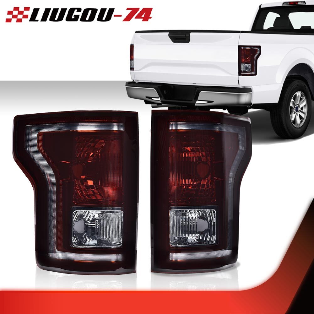 Suitable for 2015, 2016, and 2017 for Ford F-150s. 1-PAIR HALOGEN taillights (LH) and right-hand side.