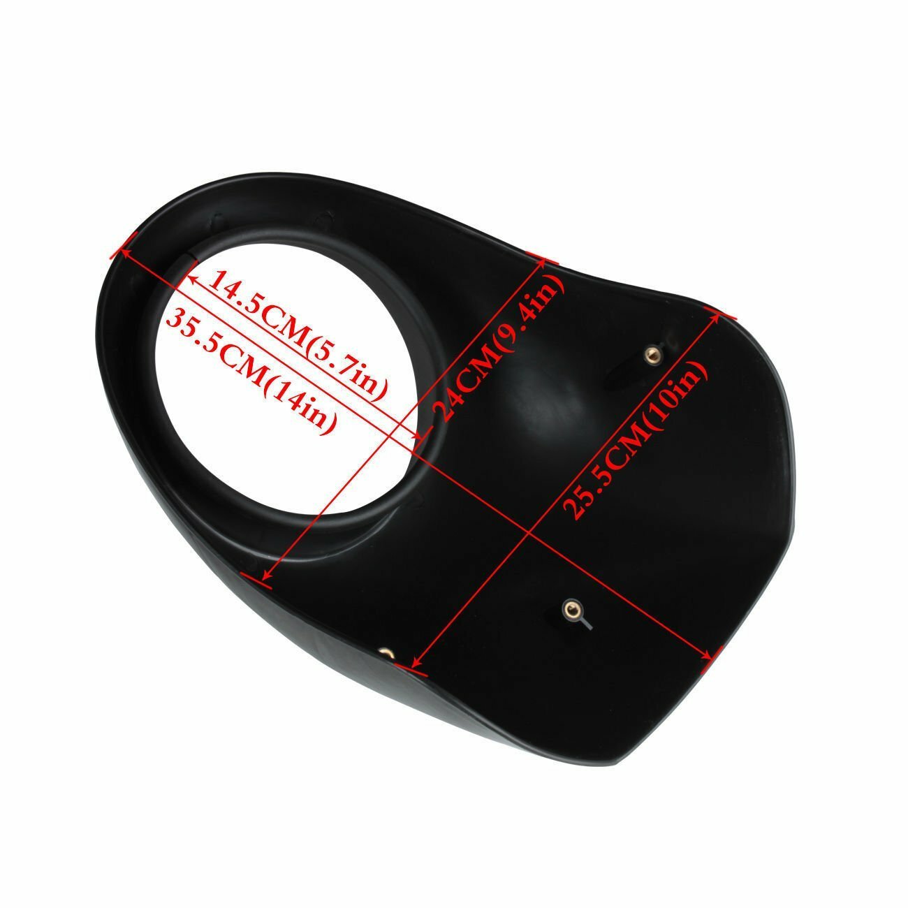 Black headlight cover for Harley Davidson Sportster Dyna FX XL