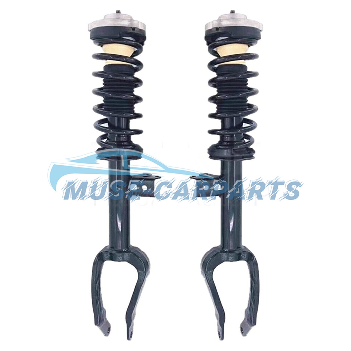 2x Front Left Right Shock Assys W/O Electronic for Jaguar XF RWD 5.0L 2009-2015