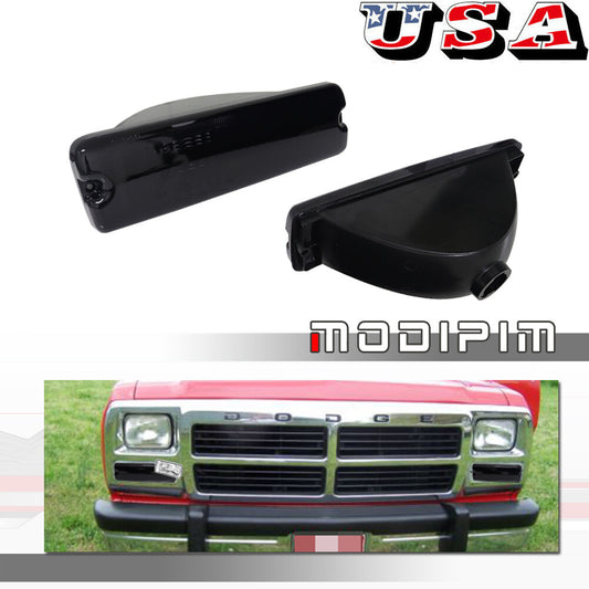 Suitable for 91-93 for Dodge D150 D250 D350 / 1991 Ramcharger grille headlights and door signal lights.
