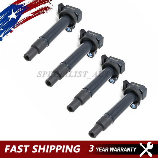 4 brand new ignition coils for Toyota for Lexus V8 4.3L, 4.7L, and 5.7L engines. (Ignition coil number: 90919-02230400)