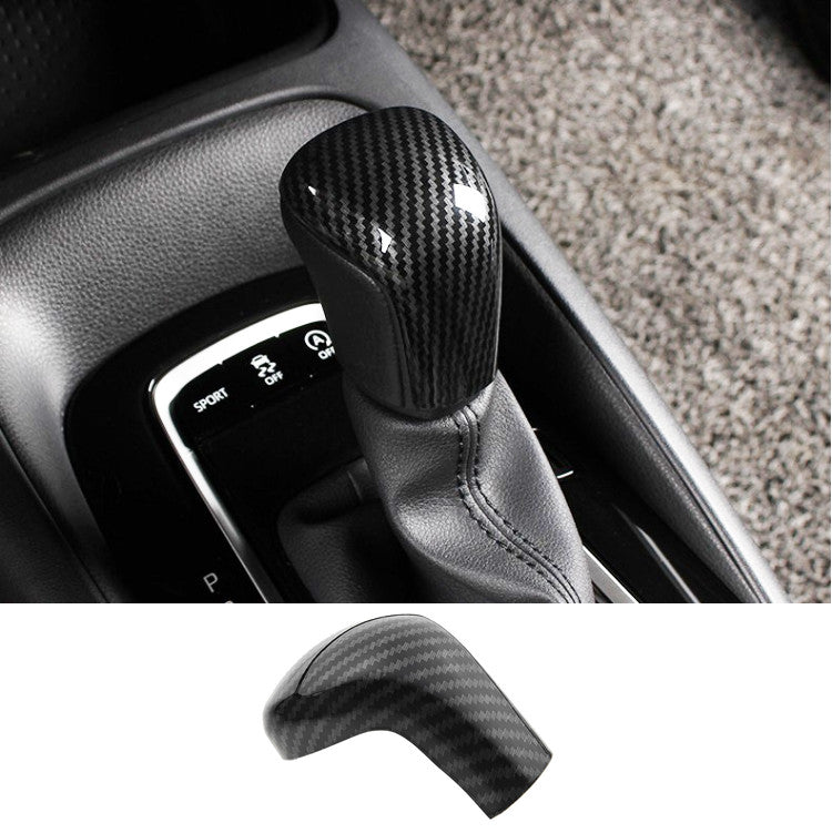 ABS carbon fiber car gear shift cover trim suitable for Toyota for Corolla 2020 - 2021