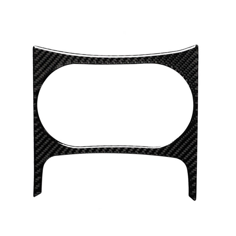 Real Carbon Fiber Car Water Cup Holder Frame Cover Trim for Audi A3 Q3 Q5 1PCS