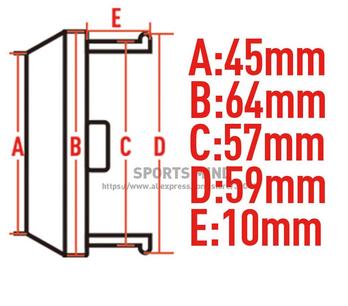 Bonnet Trunk Boot Badge Decal Sticker for Cadillac Cars - Chrome Plated