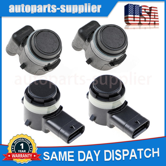 Four front bumper parking sensors, 66209274428 and 66209274427, are for BMW X3 2016-2019.