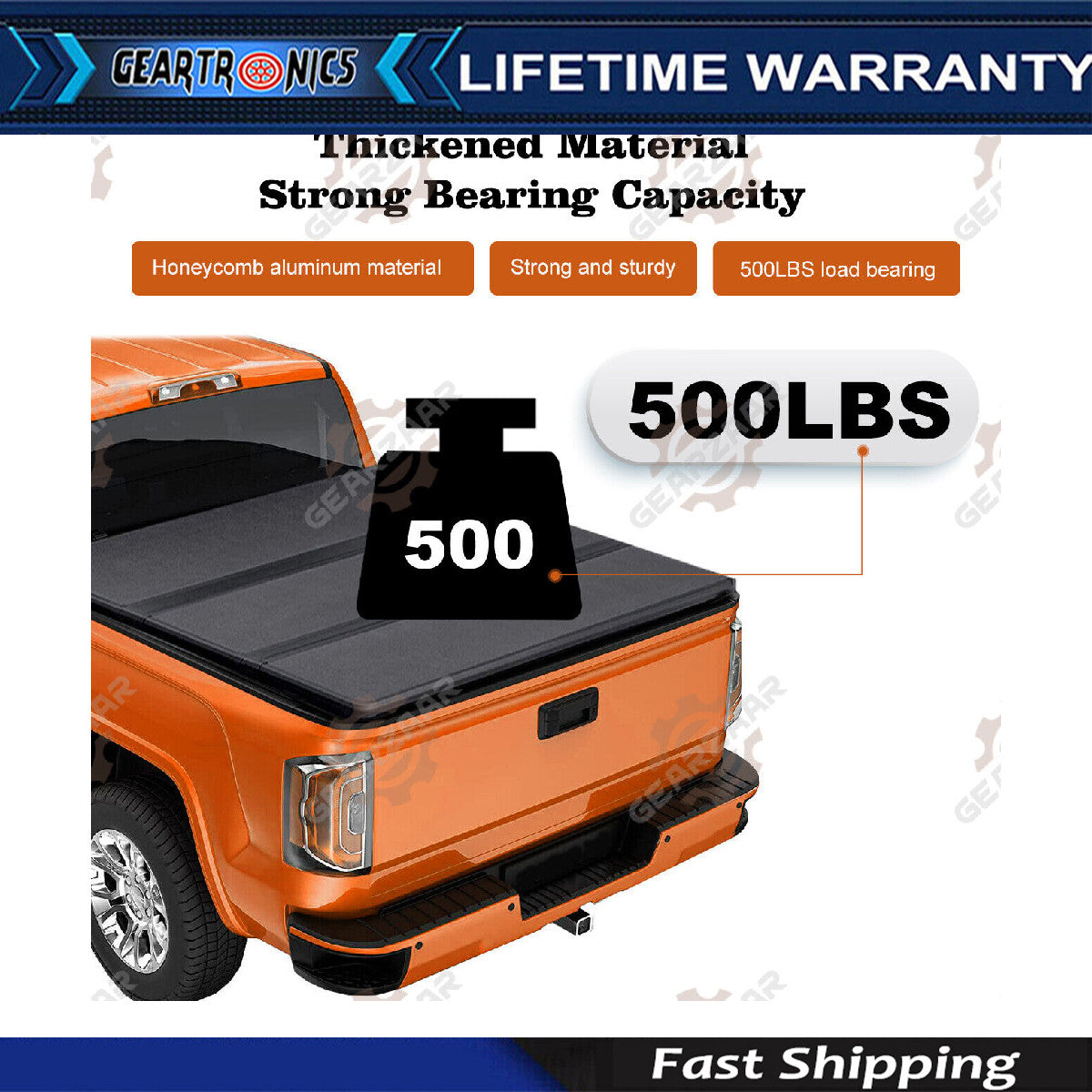 5FT Hard Tri-Fold Tonneau Cover Truck Bed For 2024-2025 for Toyota Tacoma SY