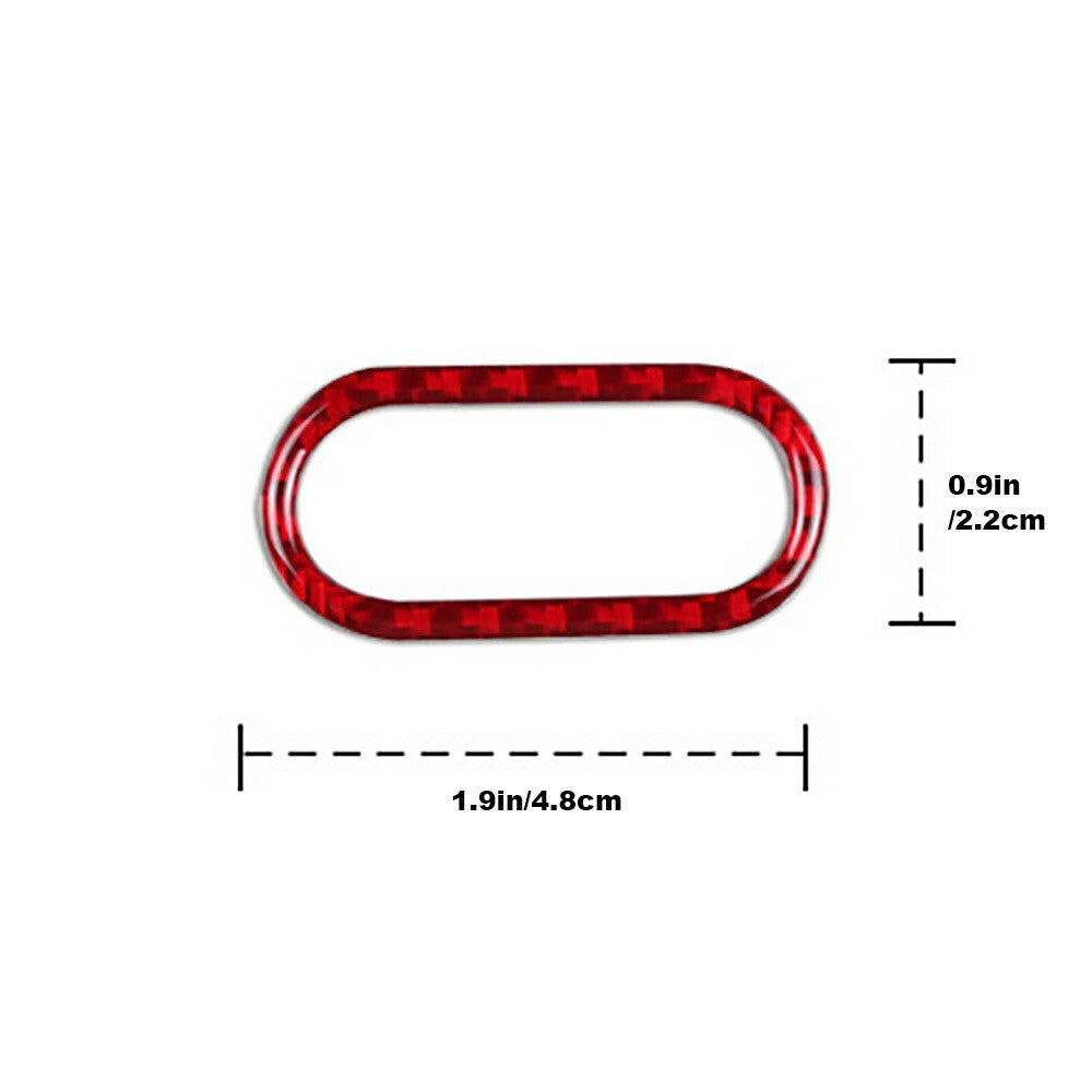 Red Car Safety Warning Light Button Sticker for MINI COOPER S JCW F54 F55 F56