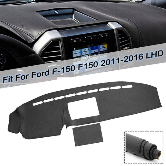 PU leather Dashboard Dash Mat Non-slip DashMat Pad for Ford F-150 F150 2011-2016