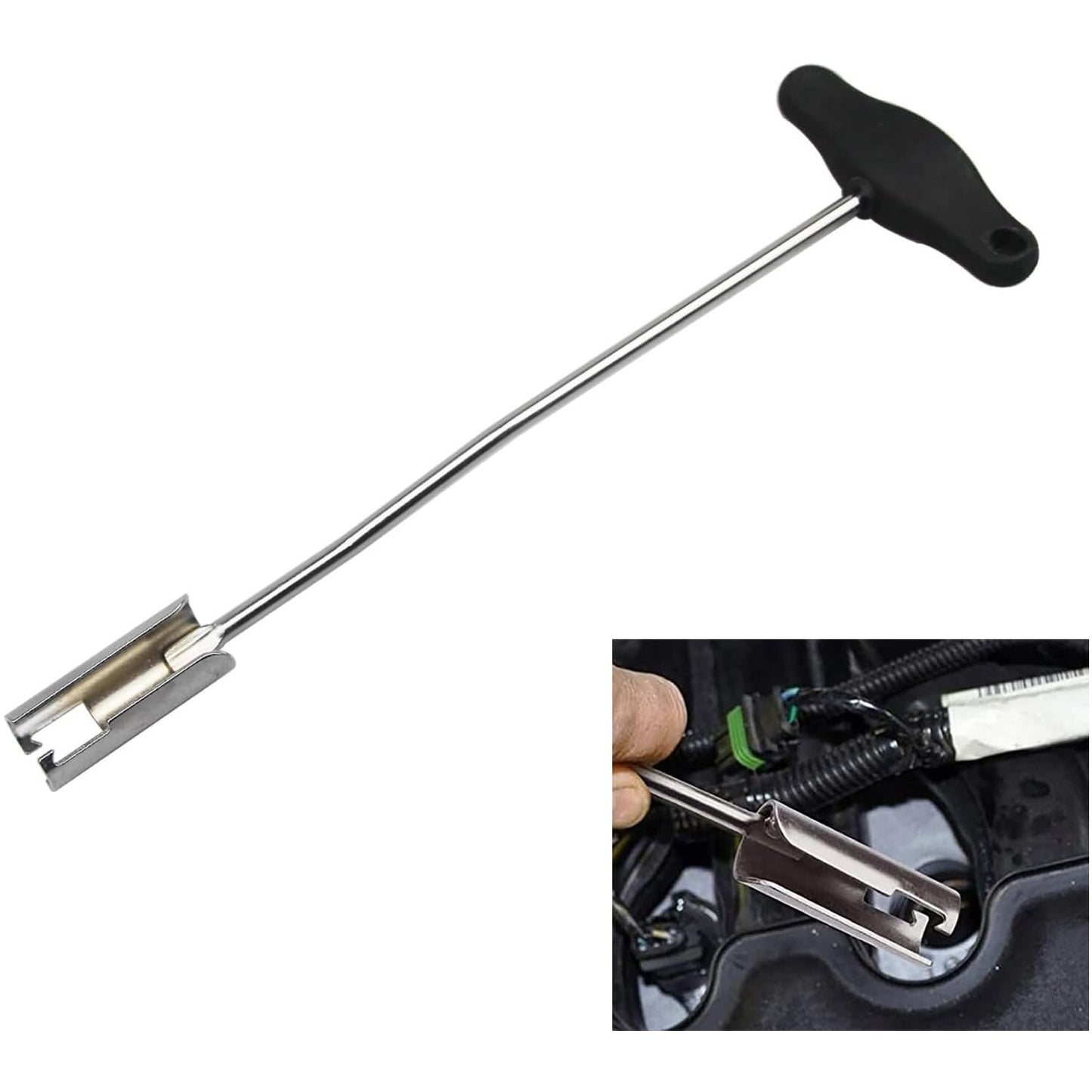 Automotive spark plug cable wire ignition coil puller manual installation and removal repair tools