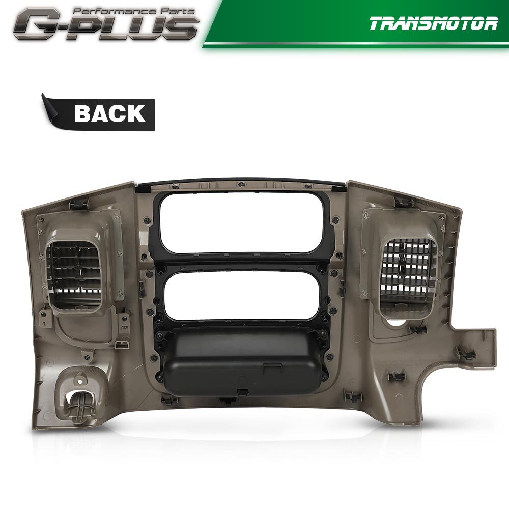 Fit 02-05 for Ram 1500 Center Dash Trim Steel Rim