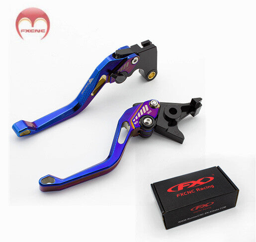 Electroplated adjustable brake clutch lever suitable for Yamaha FZ6 FAZER 2004, 2005, 2006-2010