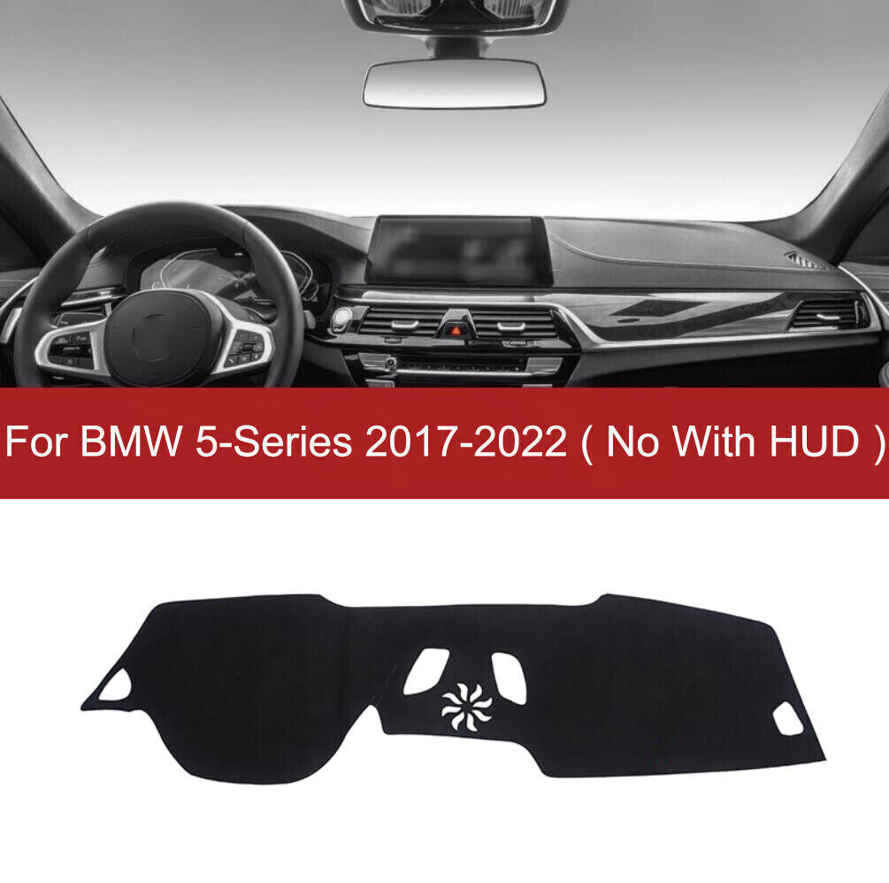 1X PU leather Dashboard Dash Mat Non-slip DashMat Shade for BMW 5 Series 2017-24
