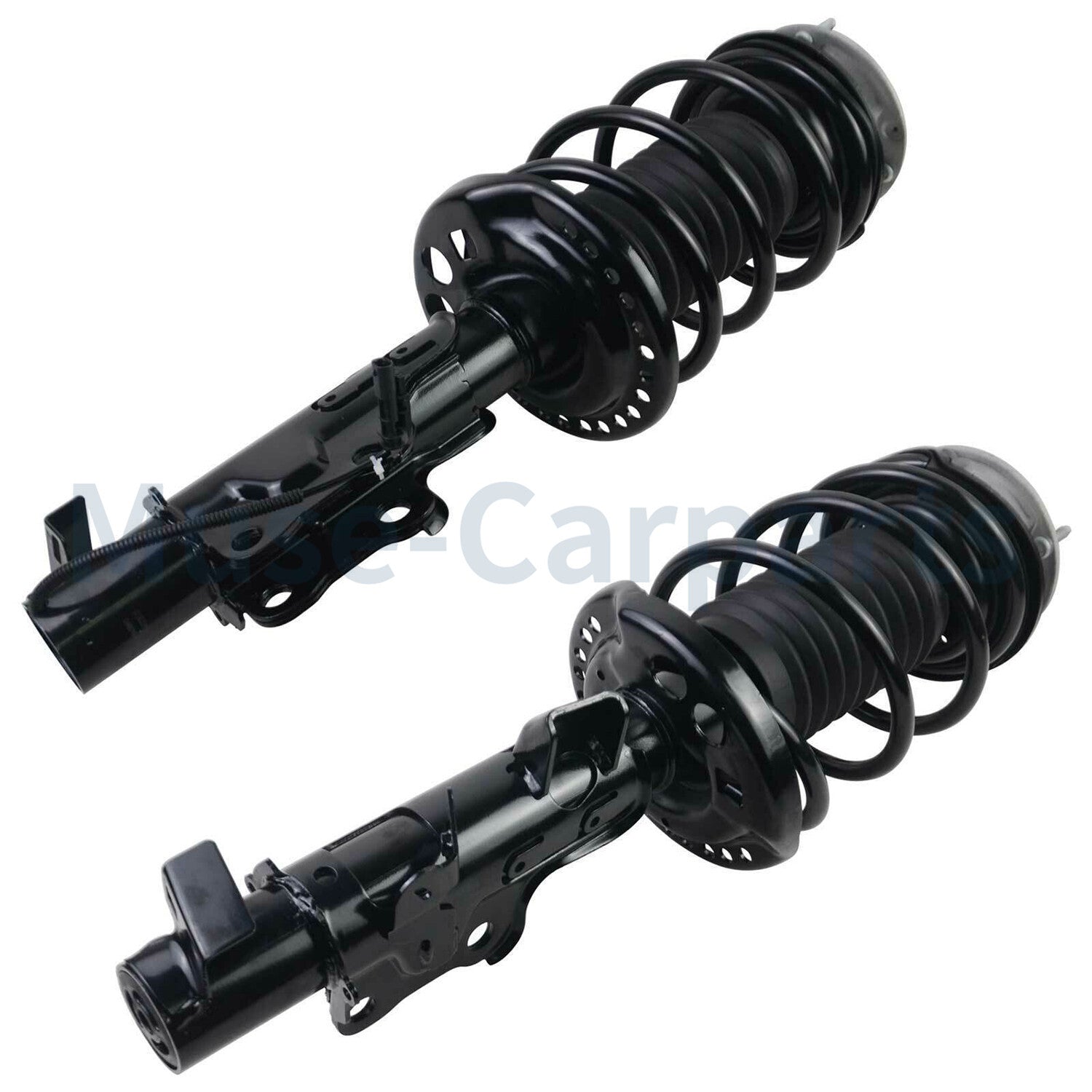 A pair of rear shock absorber struts with electronic bonding. for Lincoln MKX Nautilus F2GZ18125G