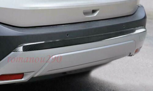 for Nissan Rogue 2021-2023 Carbon Fiber Rear Bumper Lower Protector Cover Trim
