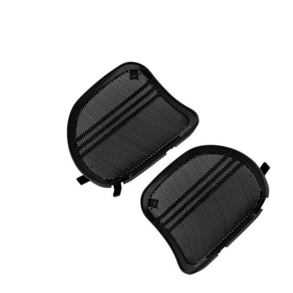 Front Fairing Black Speaker Grille Mesh Covers Trim for Harley Road Glide FLTRX