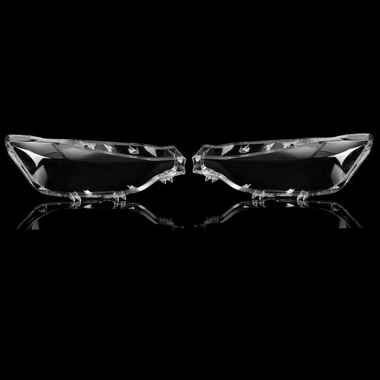 Transparent headlight lens cover for BMW F30, F31, 3 Series 2016 and 2017 cars (L + R).