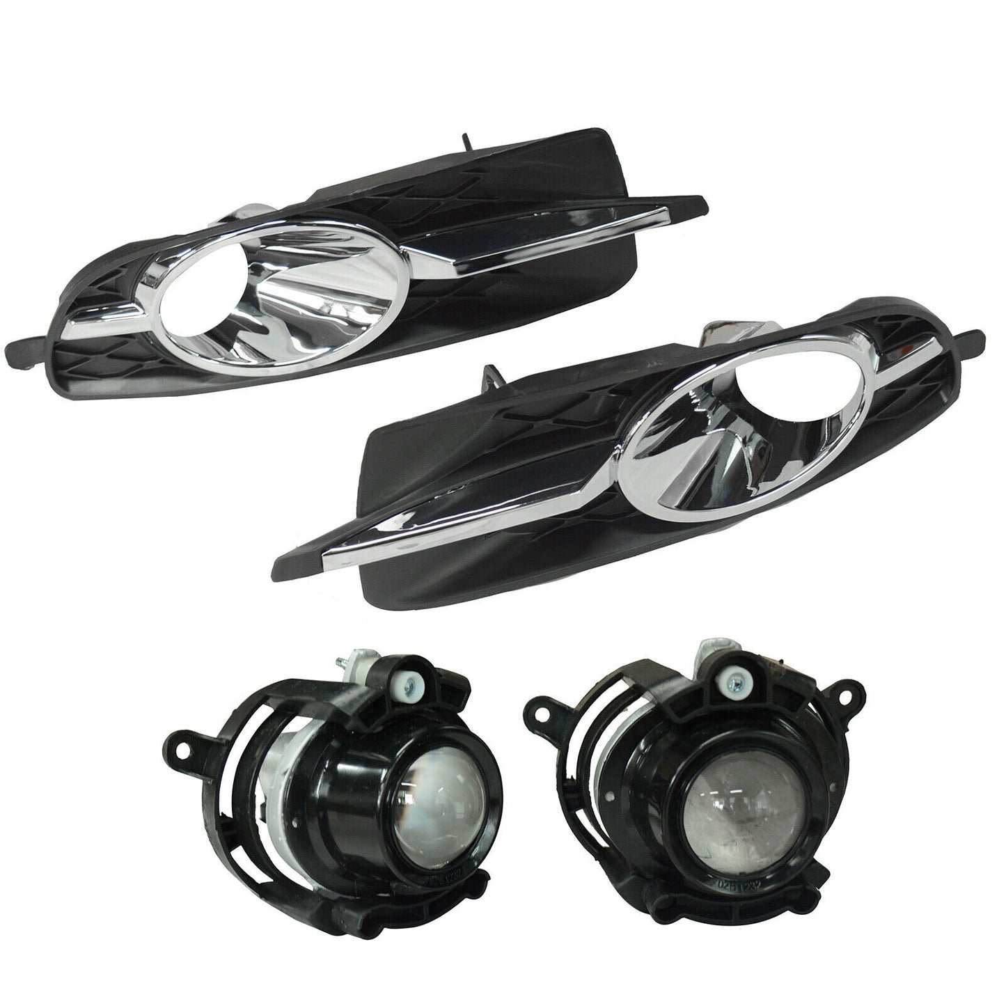 Pair Front Bumper Fog Lights Assembly With Covers for Buick LaCrosse 2010-2013