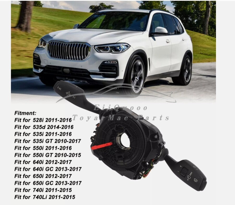 for BMW F07 F10 F12 F13 F06 M5 61319354047 Turn Signal  Wiper Switch Assembly