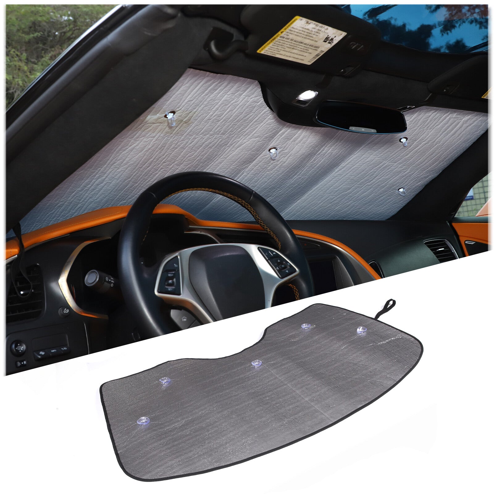 4 Carbon fiber steel door handle striped decorative covers suitable for 2011-2017 for BMW 5 Series F10 F11 F18