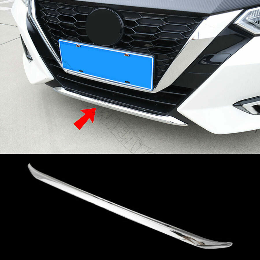 for Nissan Sentra Sylphy 2020-23 Silver ABS Front Bumper Lower Strip Guard Cover
