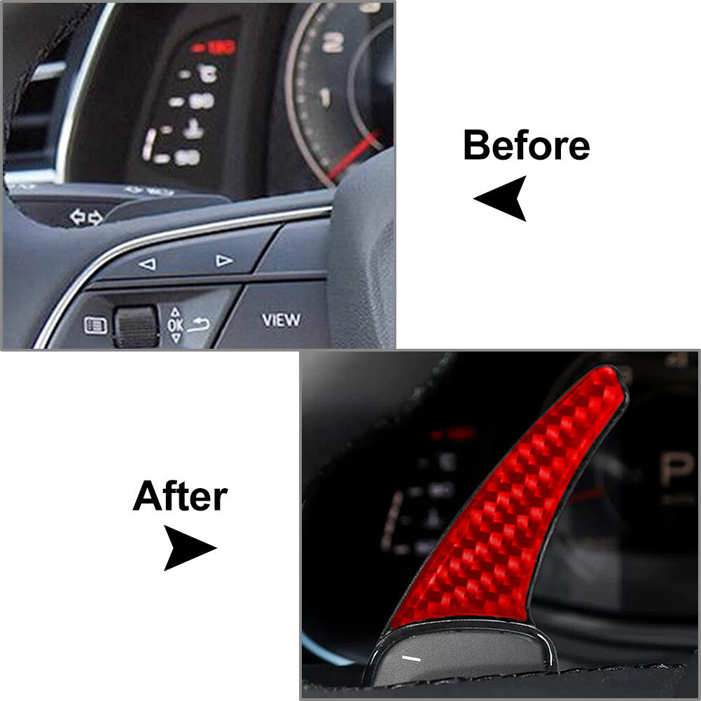 Steering Wheel Shift Paddle Extension for Audi A3 A4 A5 Q3 Q5 Q8 SQ5 TT TTS
