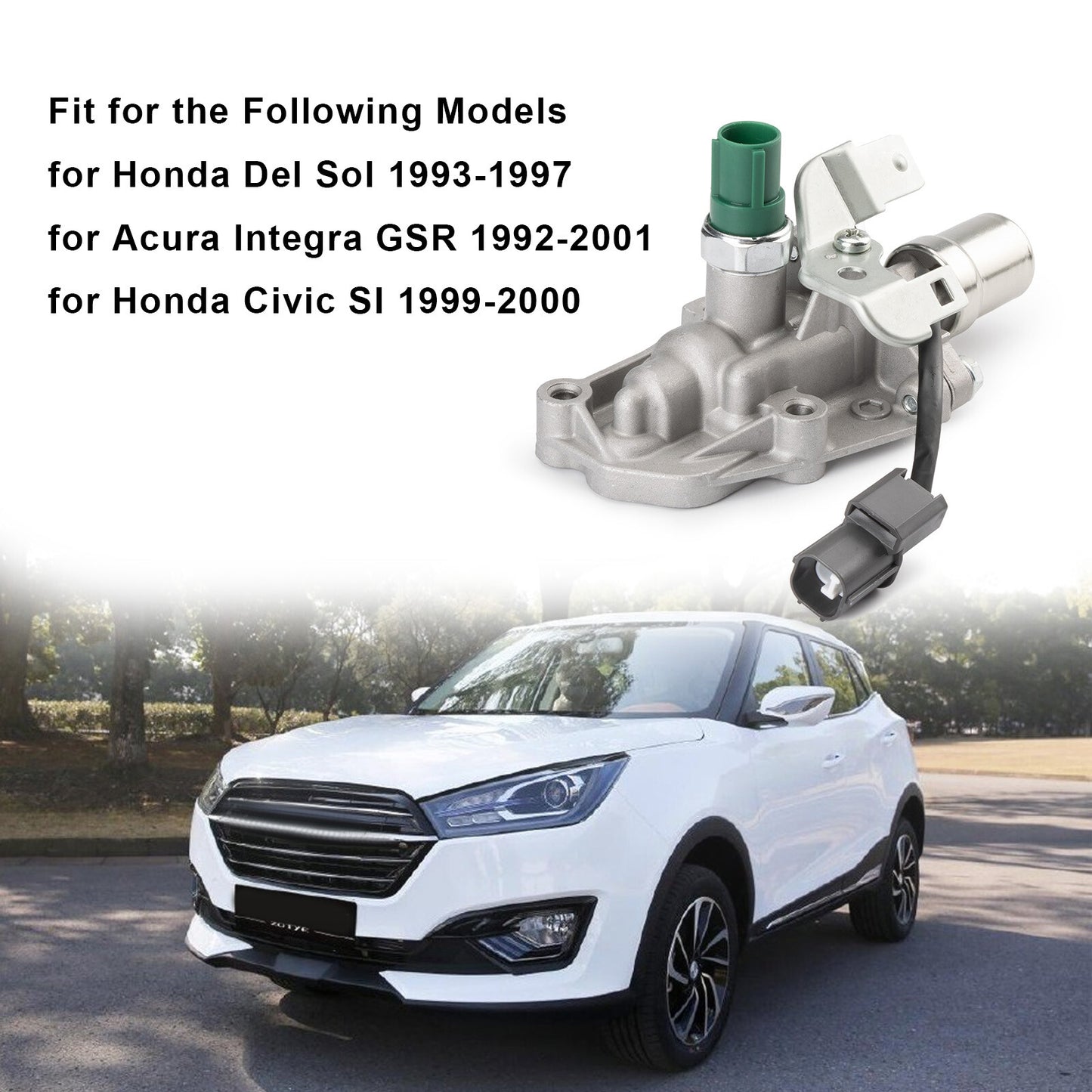 One-piece new solenoid valve for Acura Integra GSR and for Honda for Civic SI Del Sol- 15810P30005 VTEC for Acura Integra GSR