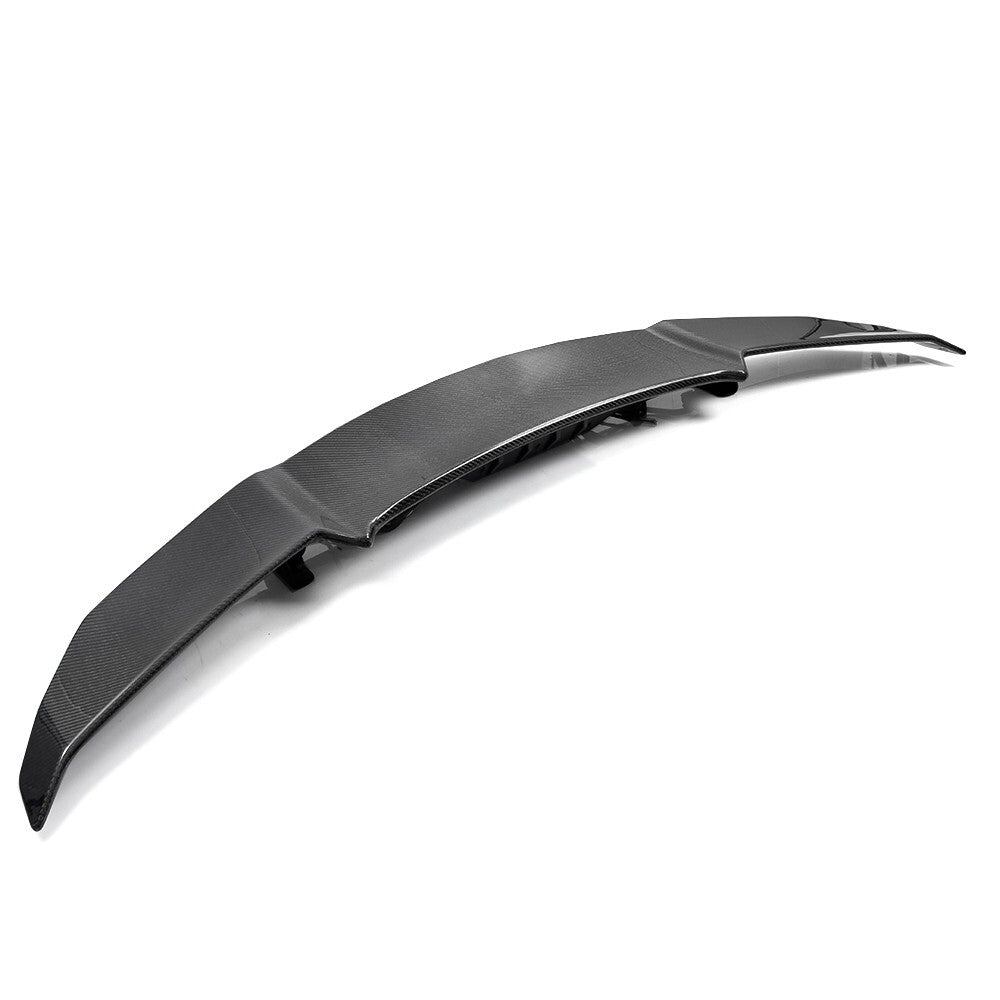 Real Carbon Fiber Electric Automatic W/ Speed Lift Tail Rear Spoiler Wings